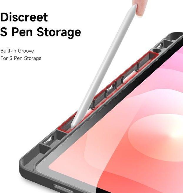 Actual product image Dux Ducis Samsung Galaxy Tab S11 Cover with Origami Stand - Grey (Samsung Galaxy Tab S11)