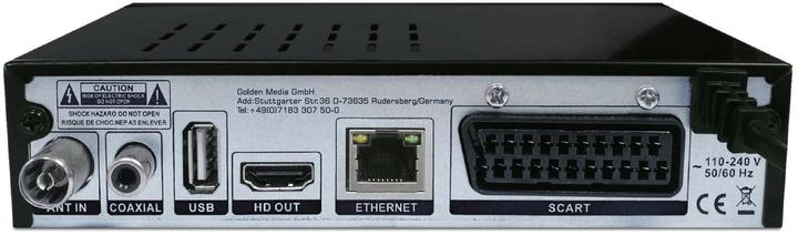 Produktbild Golden Media MANIA 828+ DVB-C/T-Receiver (1200 GB, DVB-C/T2, CI-Schacht)