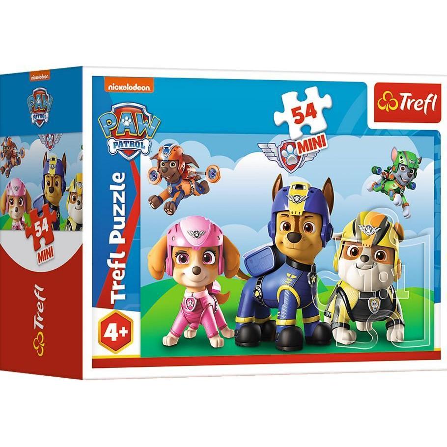 Trefl Multicolore Mini-Puzzle Paw Patrol, 54 Pezzi. (54 Pezzi)