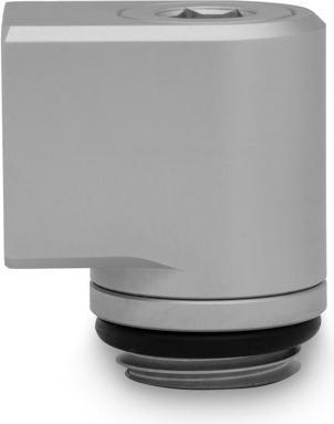 Produktbild EKWB EK-Torque Micro Adapter 90 Grad G1/4 Zoll AG auf G1/4 Zoll IG - drehbar, Satin Titan