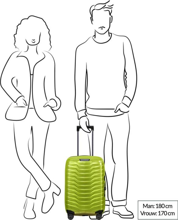 Immagine prodotto Samsonite Proxis Trolley mit 4 Rollen erweiterbar 55cm (44 l)