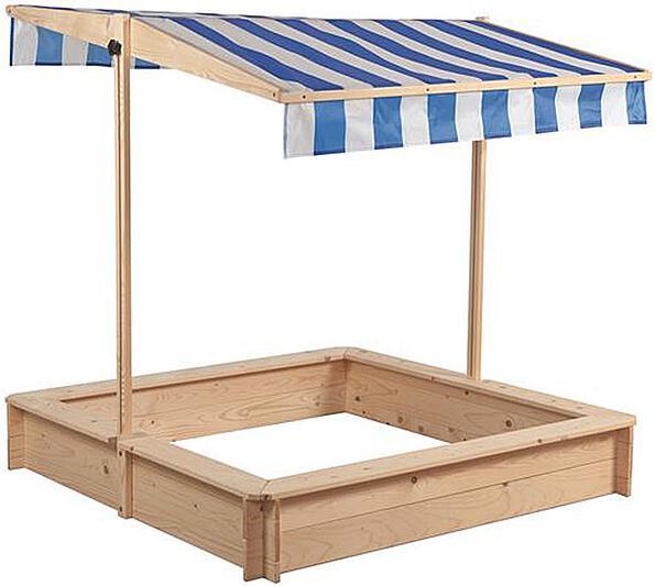 Beluga Sandkasten natur mit Dach