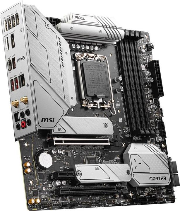 Produktbild MSI MAG B660M MORTAR MAX WIFI DDR4 (LGA 1700, Intel B660, ATX)