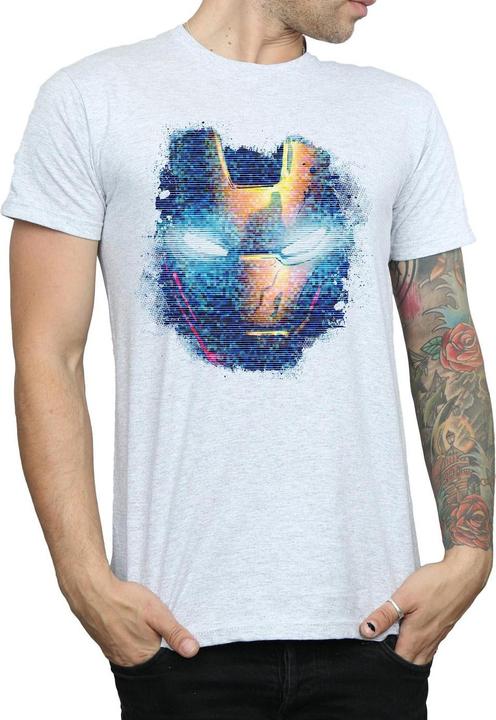 Produktbild Iron Man Distressed Head TShirt (M)