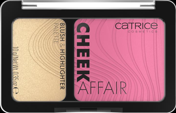 Actual product image Catrice Cheek Affair Blush & Highlighter Palette (Love At First Swipe, Highlighter, 10 g)