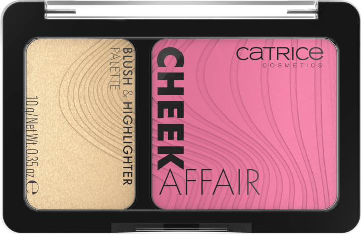 Actual product image Catrice Cheek Affair Blush & Highlighter Palette (Love At First Swipe, Highlighter, 10 g)