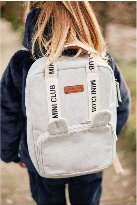 Actual product image Childhome Kinderrucksack Club Signature canvas altweiss (7.40 l)