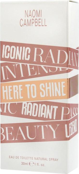 Actual product image Naomi Campbell Here To Shine (Eau de toilette, 30 ml)