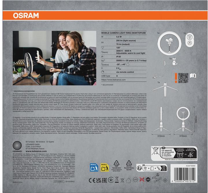 Image du produit Osram LINEAR LED MOBILE RING Bureau (éclairage annulaire)