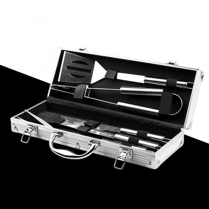 Image du produit Hermex Grillbesteck Grillkoffer Grillset Grillausstattung Grillzubehör