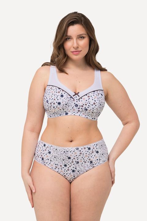 Actual product image Ulla Popken Star Print Relief Bra (90 C)