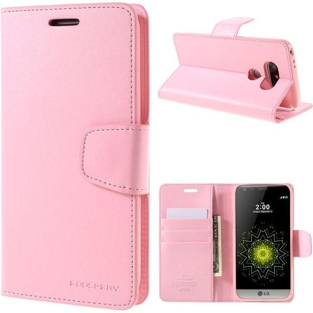 Goospery Sonata Diary Series (LG G5), Smartphone Hülle, Pink