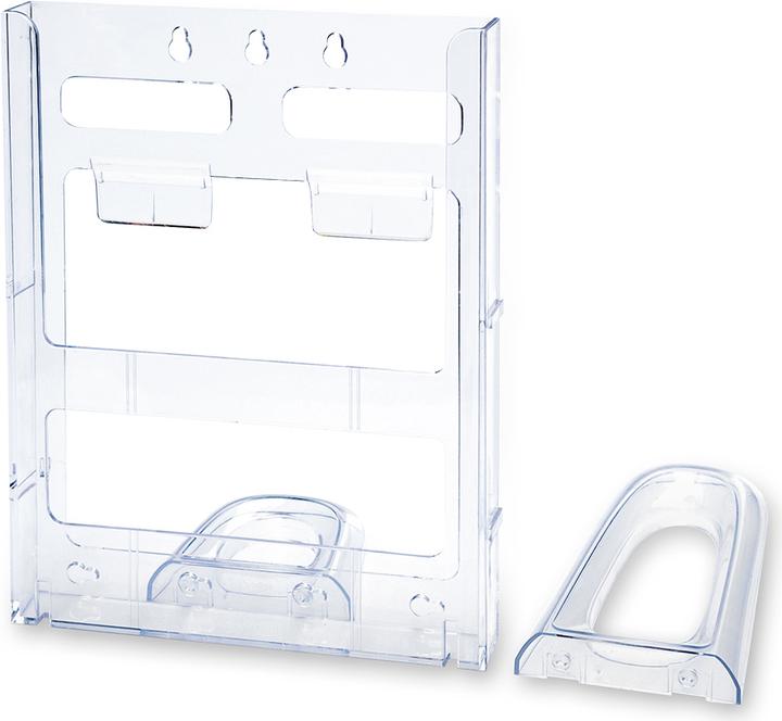 Actual product image Deflecto Portrait Lit-Loc Literature Holder (A4, A5, DL)