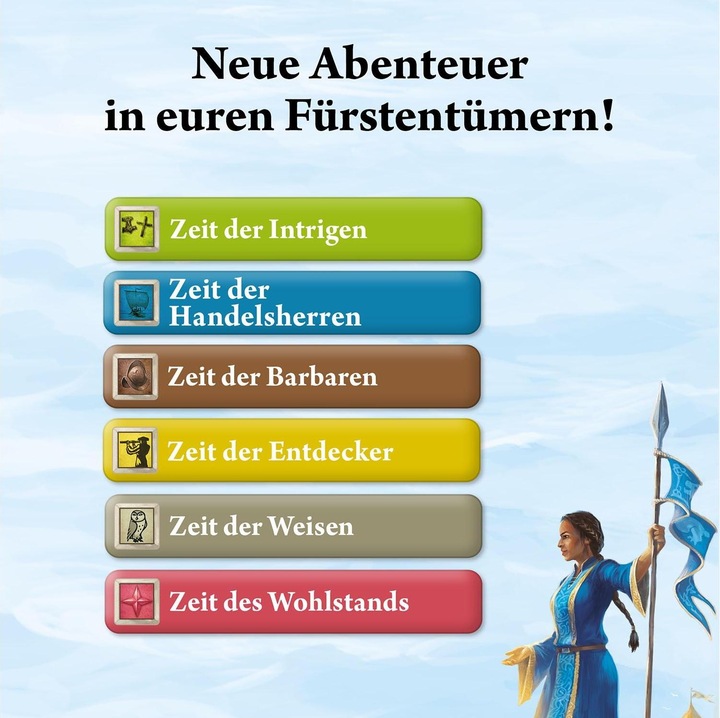 Image du produit Kosmos Catan- Extension pour le Duel- Dark & Golden Times (Allemand)