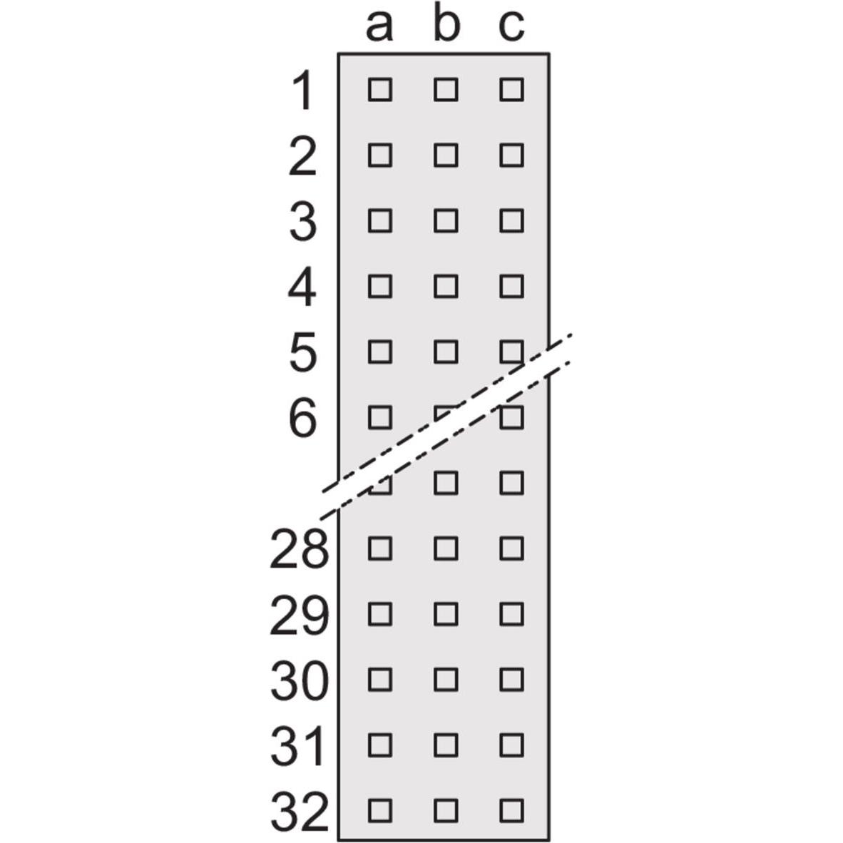 Schroff Connettore femmina multipunto - MOLLA R96, Accessori per armadio rack