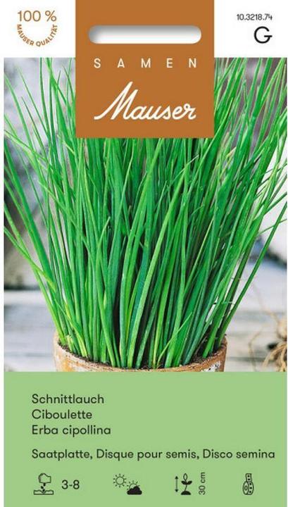 Image du produit Samen Mauser Assiette de graines de ciboulette (Graines d'herbes aromatiques)