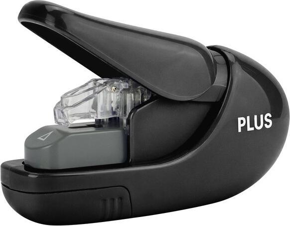 Plus Japan Stapler SL-106AB stapleless, black (5 Sheets)