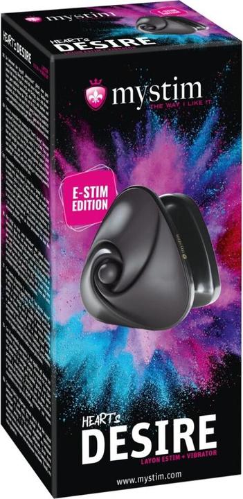 Image du produit Mystim Vibromasseur Hearts Desire eStim Lay-On Noir