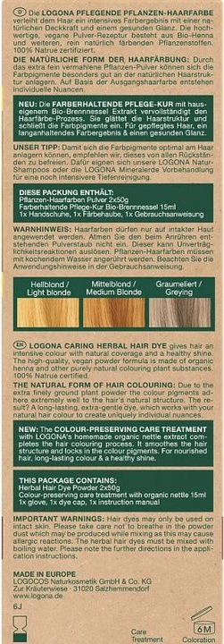 Produktbild Logona Pflanzenhaarfarbe Pulver (010)