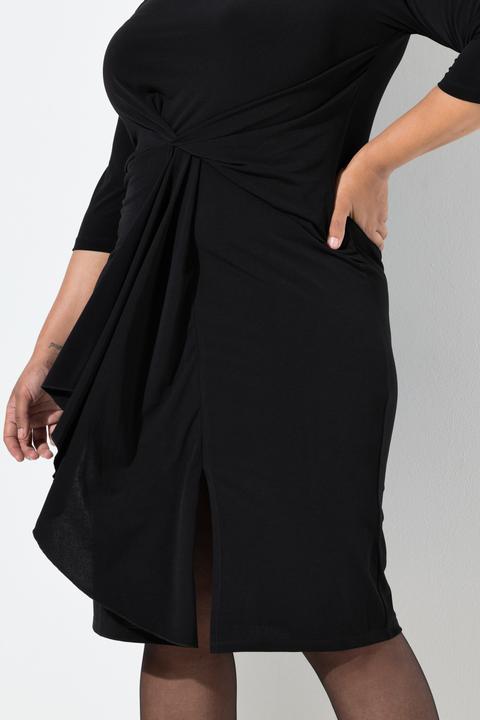 Image du produit Ulla Popken Robe midi sans manches avec drapé (52)