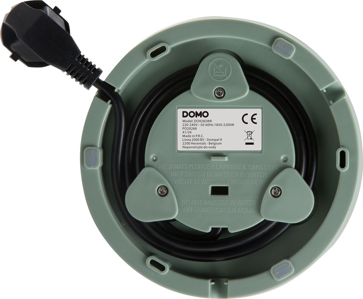 Produktbild Domo DO 9282 WK Wasserkocher 1,7L 2200W matt grün (1.70 l)