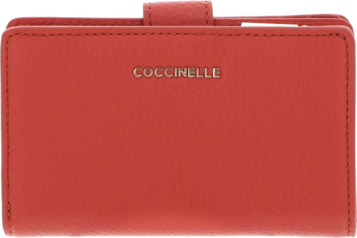 Actual product image Coccinelle Metallic Soft Mini Wallet Grained Leather