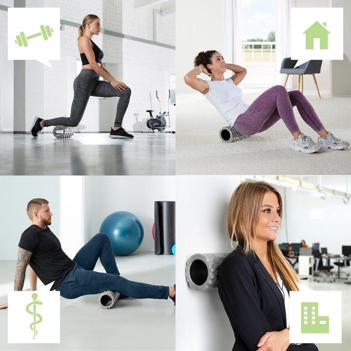 Actual product image tectake Fascia roller massage roller