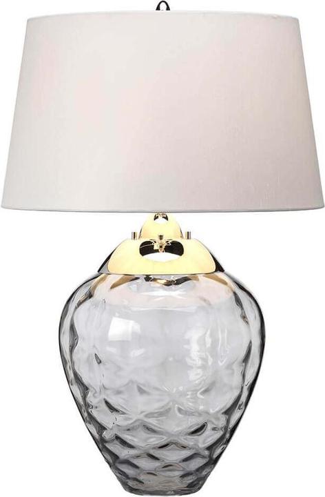 Image du produit Elstead Lighting Samara Lampe de table E27 72cm Nickel poli Hepplewhite-gris clair (620 lm, E27)