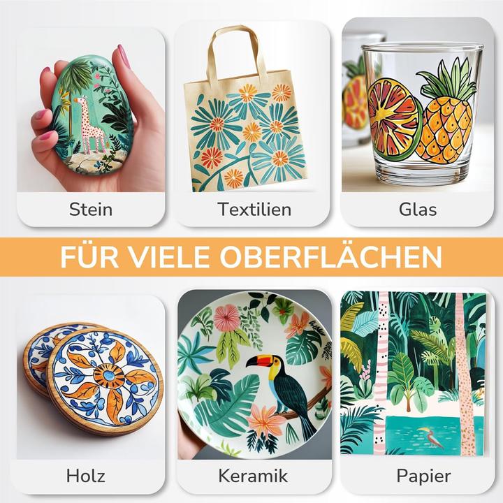 Immagine prodotto Zenacolor Set di matite acriliche (Multicolore, 5 mm, 72 x)