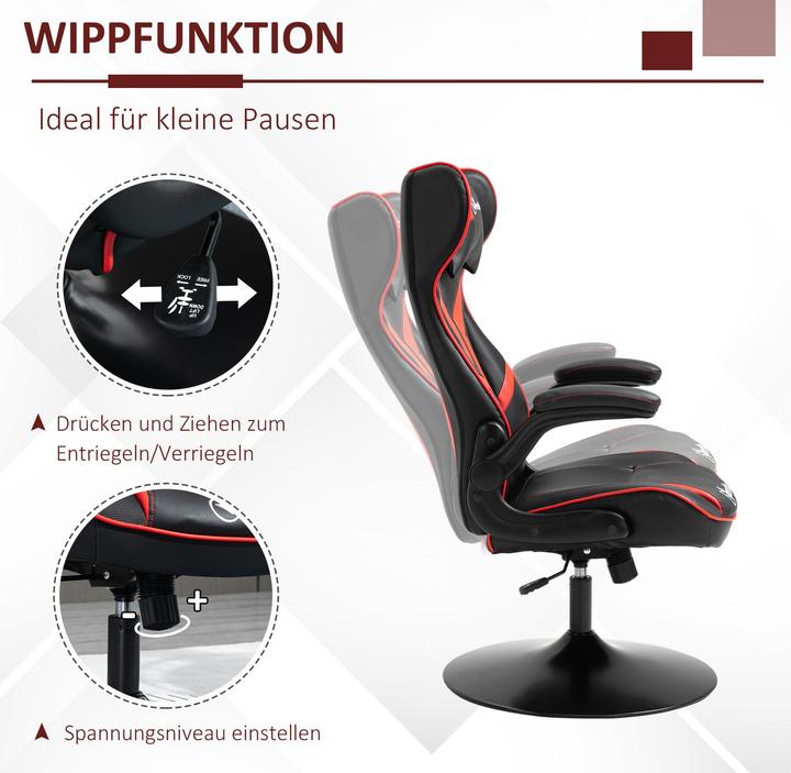 Produktbild Vinsetto Gaming Stuhl ergonomisch