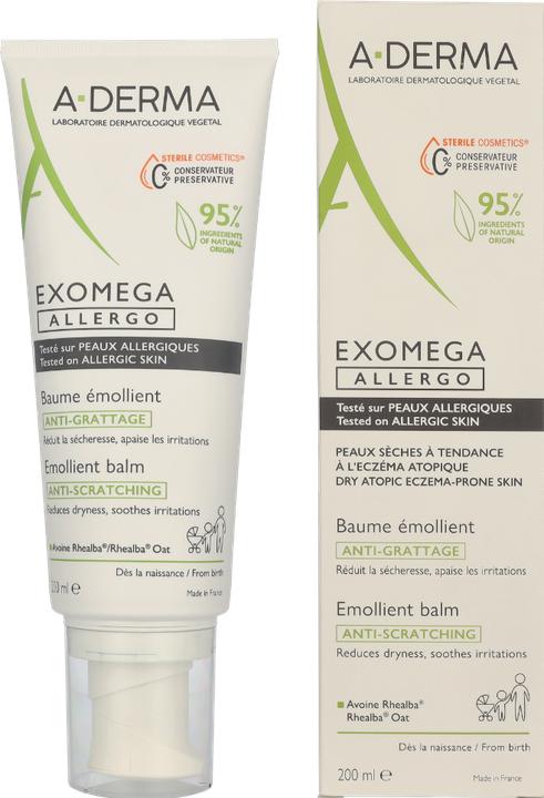 Image du produit A-Derma EXOMEGA ALLERGO Baume baume (Crème pour le corps, 200 ml)