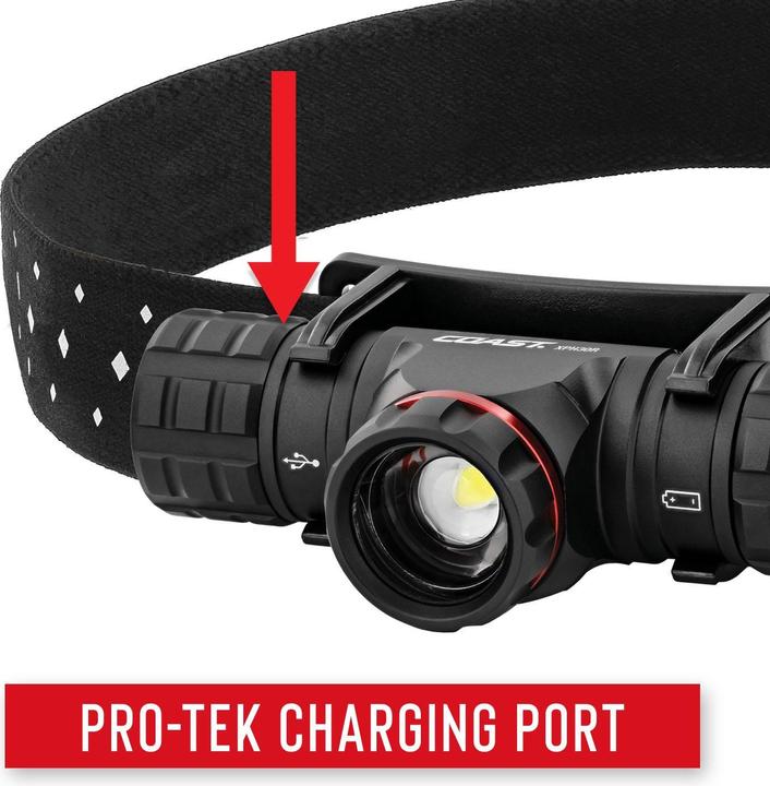 Produktbild Coast XPH30R wiederaufladbare Stirnlampe 1000 Lumen - Vending Pack (1000 lm)