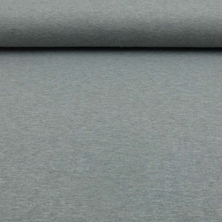Immagine prodotto Stoffrestposten Jersey di cotone - grigio screziato - Quantità minima di vendita: 1 metro