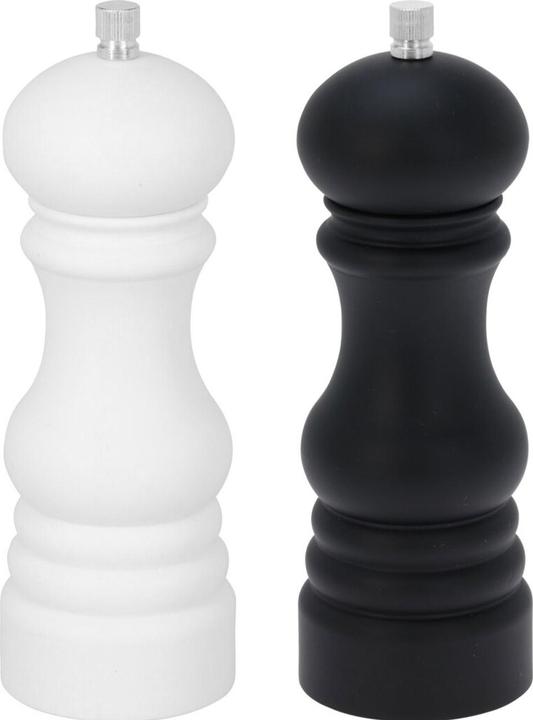 Produktbild Koopman Salz- und Pfeffermühle, schwarz-weiss (Pfeffer, Salz)
