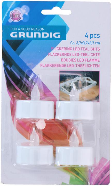 Actual product image Grundig LED Tealight Set of 4 Candle LED