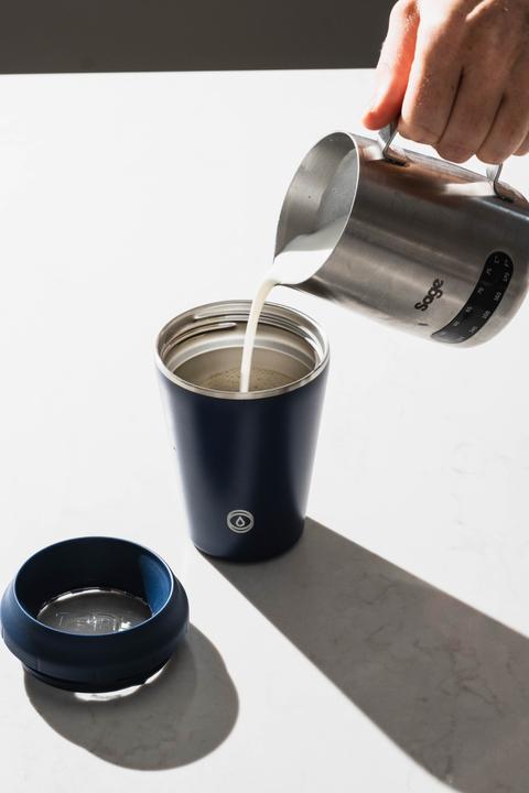 Actual product image Topl Reusable Travel Mug 236ml - Leakproof Coffee Cup - Insulated, Stroll Peach (236 ml)