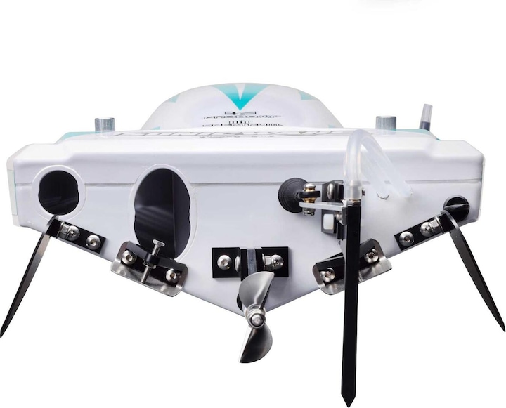 Actual product image ProBoat Sonicwake V2 36" Self-Righting Race Boat Brushless Deep-V RTR White/Blue