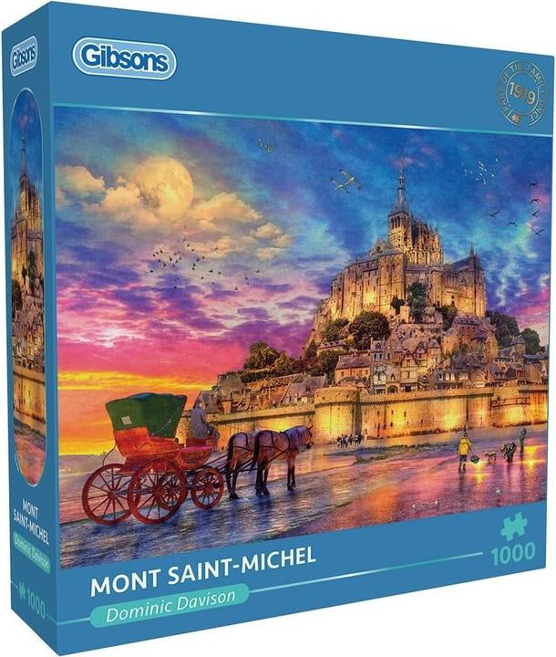 Actual product image Gibsons Puzzle 1000 pieces Mont Saint-Michel (1000 pieces)