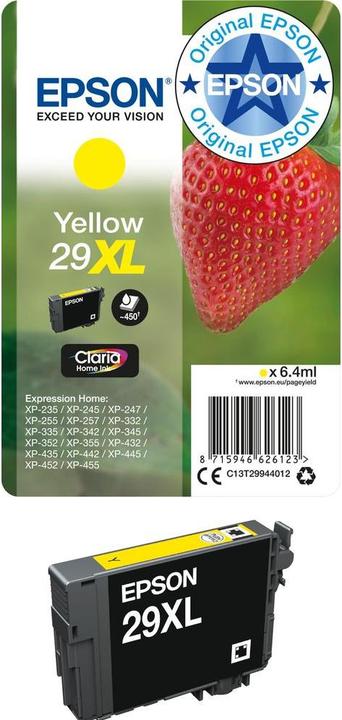 Image du produit Epson 29XL Claria Home (Y)