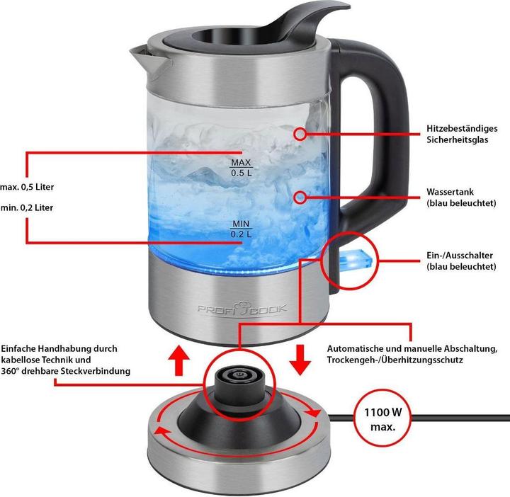Produktbild Proficook PC-WKS 1228 G (0.50 l)