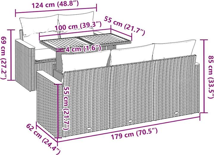 Produktbild vidaXL Jamison