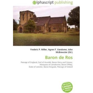 Baron de Ros, Fachbücher