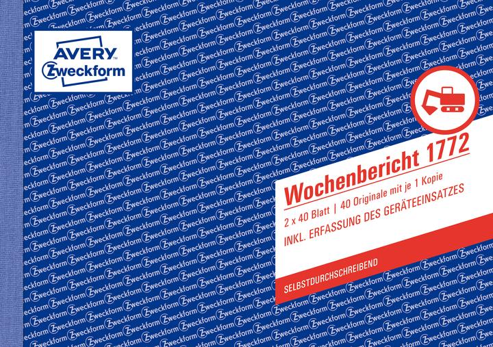 Produktbild Avery Wochenbericht (40 x)