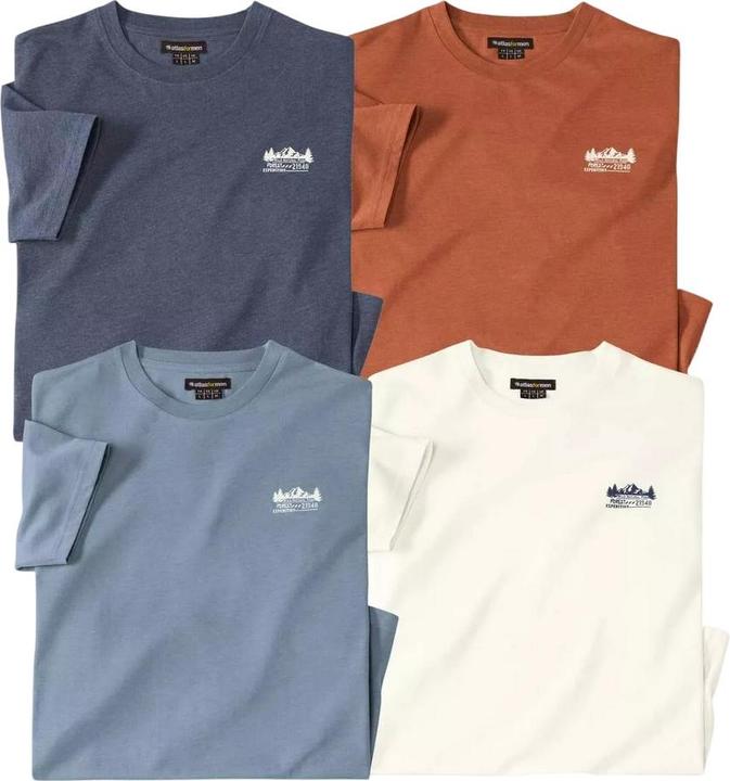 Produktbild Atlas For Men Forest Expedition TShirt (4erPack) (XXL)