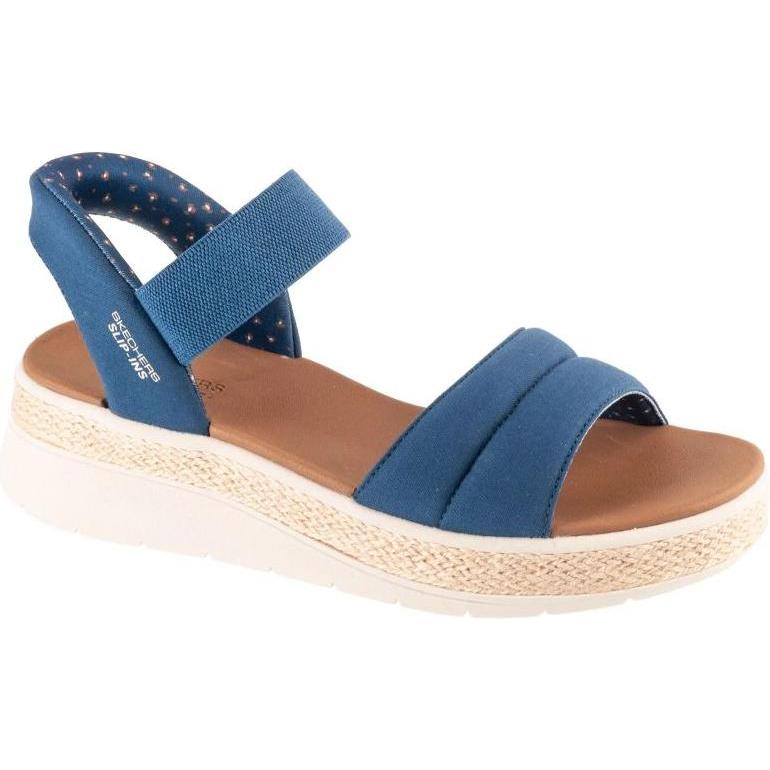 Skechers, Donne, Sandali + Ciabatte, Bobs Sun Ray - Dames Sandalen - Navy, Blu, (36)