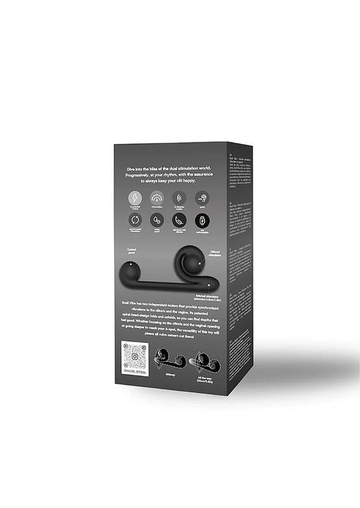 Produktbild Snail Vibe Duo Vibrator Schwarz