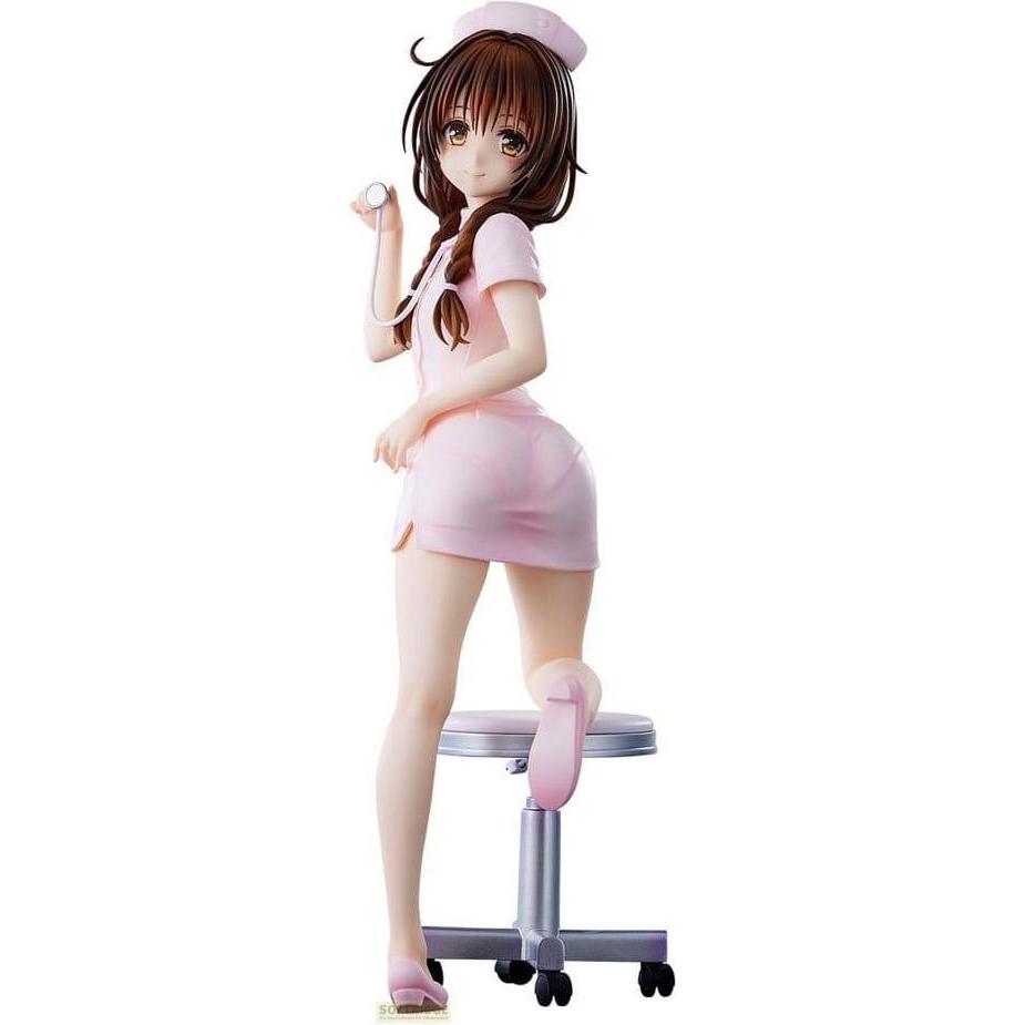 Union Creative To Love-Ru Darkness Statue PVC Mikan Yuki Nurse Cos 25 cm