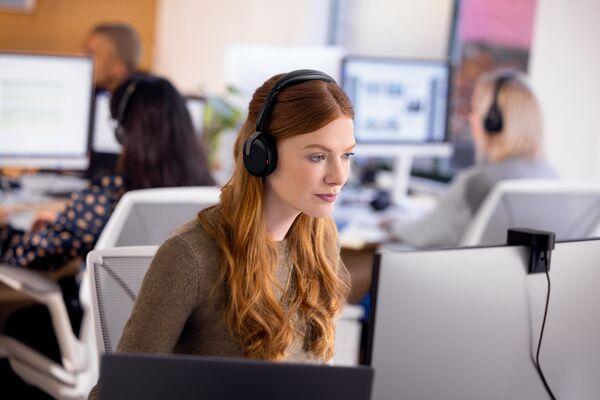 Produktbild Jabra Link 390, USB, 30 m, Schwarz, USB