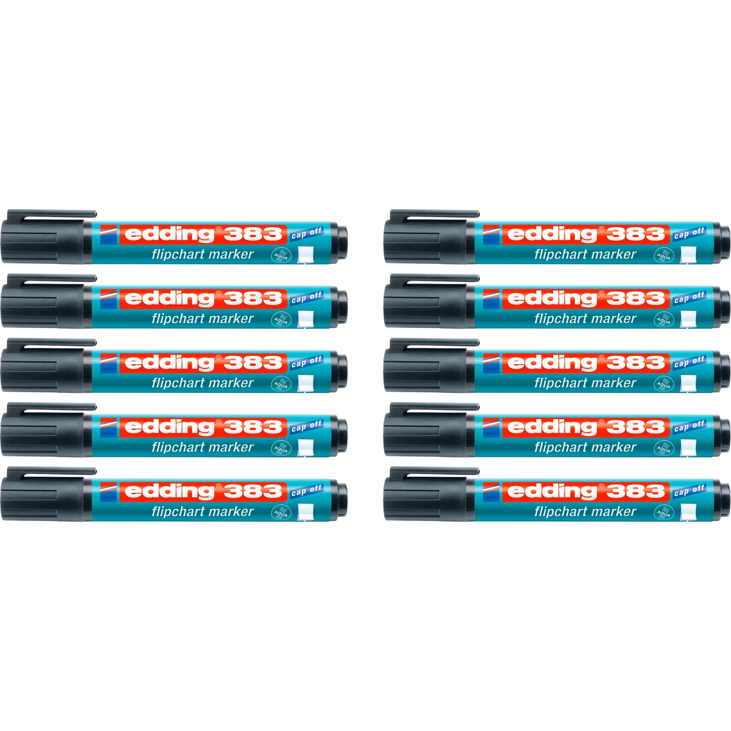 Post-it, Marker, Active Collection Haftnotizen Standard 655TFEN farbsortiert 6 Blöcke (Schwarz, 5 mm, 10 x)
