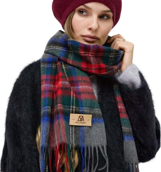 Immagine prodotto Bellemere Scarf Checker Cashmere Plaid Scarf